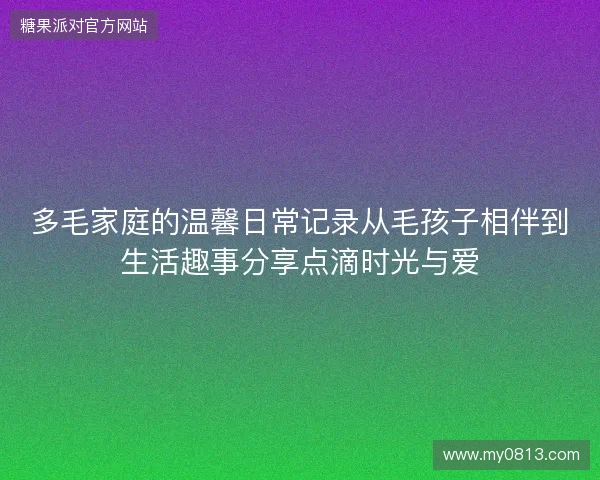 多毛家庭的温馨日常记录从毛孩子相伴到生活趣事分享点滴时光与爱 多毛家庭的温馨日常记录从毛孩子相伴到生活趣事分享点滴时光与爱